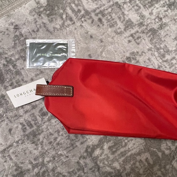 Longchamp Bags Longchamp Le Pliage Toiletry Case Burnt Red Nwt